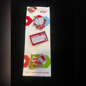 Cincinnati Red Heads Set of 3 Pins